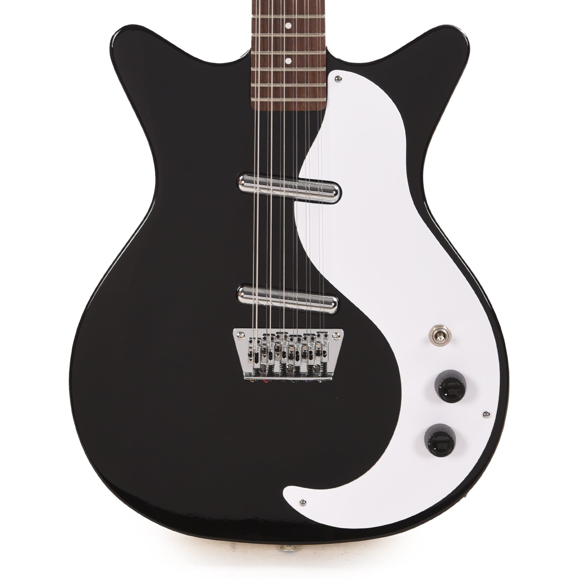 Danelectro 59DC 12-String Gloss Black – Chicago Music Exchange