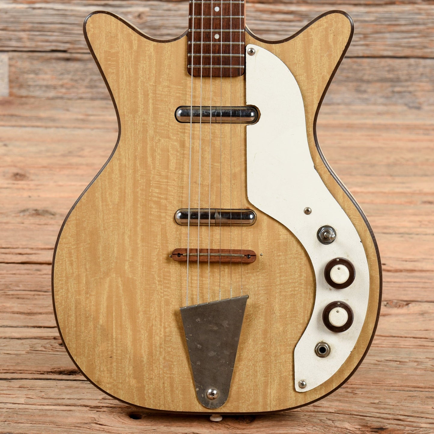 Danelectro Companion Natural 1959 Electric Guitars / Hollow Body