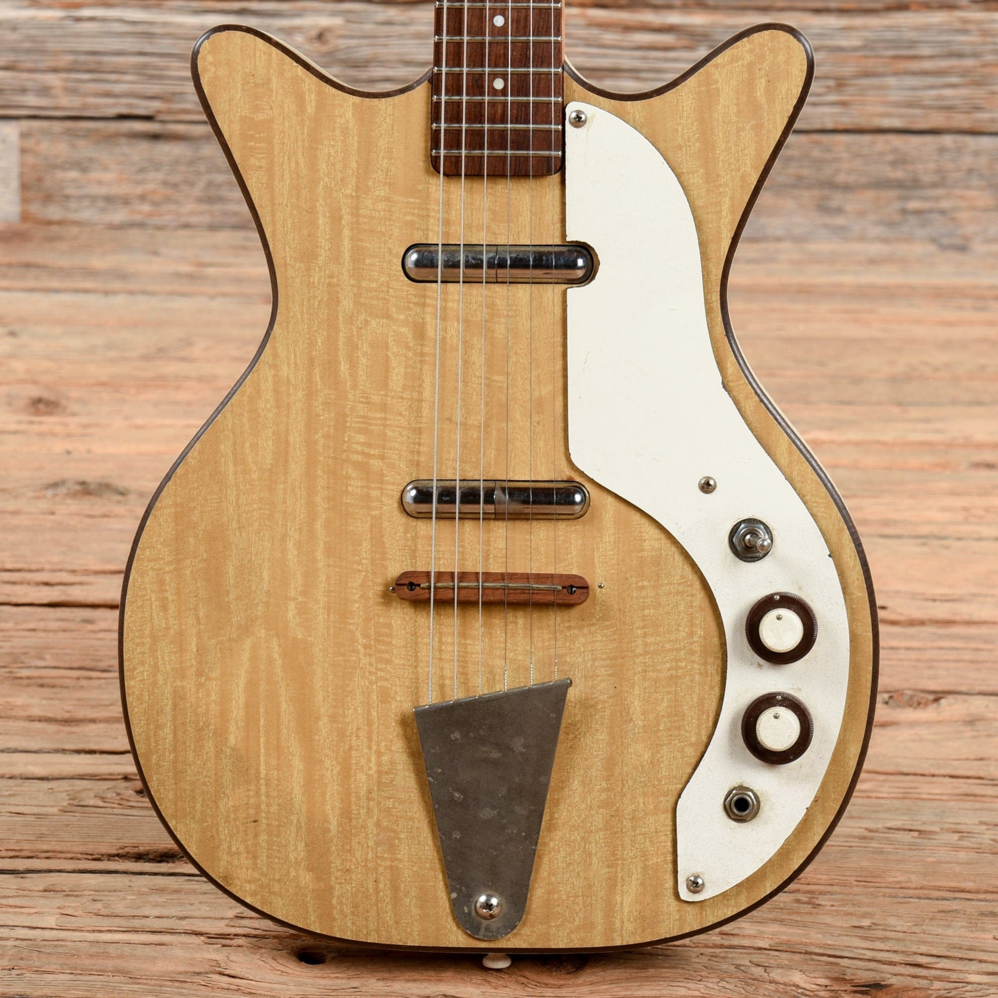 Danelectro Companion Natural 1959 Electric Guitars / Hollow Body