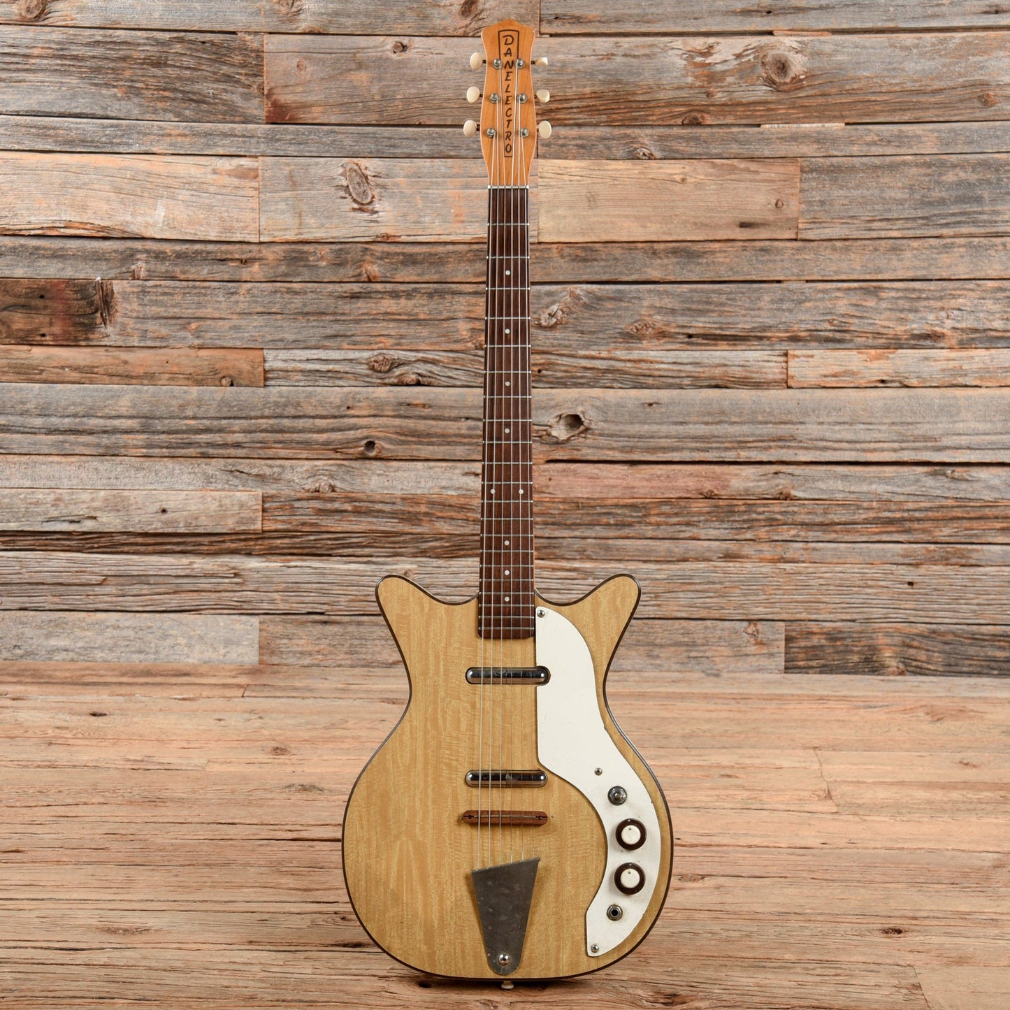 Danelectro Companion Natural 1959 Electric Guitars / Hollow Body