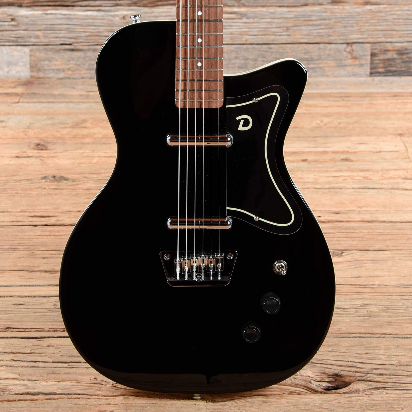 Danelectro '56 Baritone Black Electric Guitars / Semi-Hollow