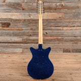 Danelectro 59DC 12-String Blue Sparkle 2001 – Chicago Music Exchange