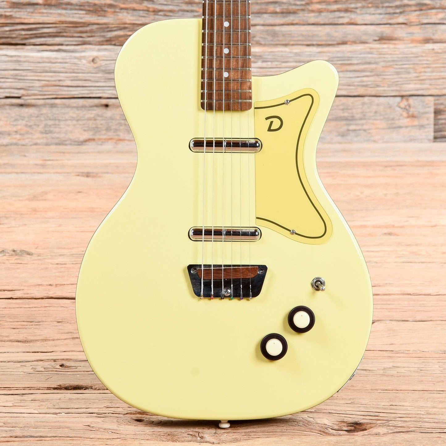 Danelectro U-2 Cream Electric Guitars / Solid Body