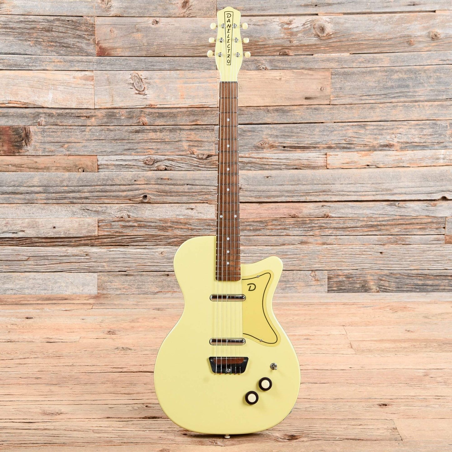 Danelectro U-2 Cream Electric Guitars / Solid Body