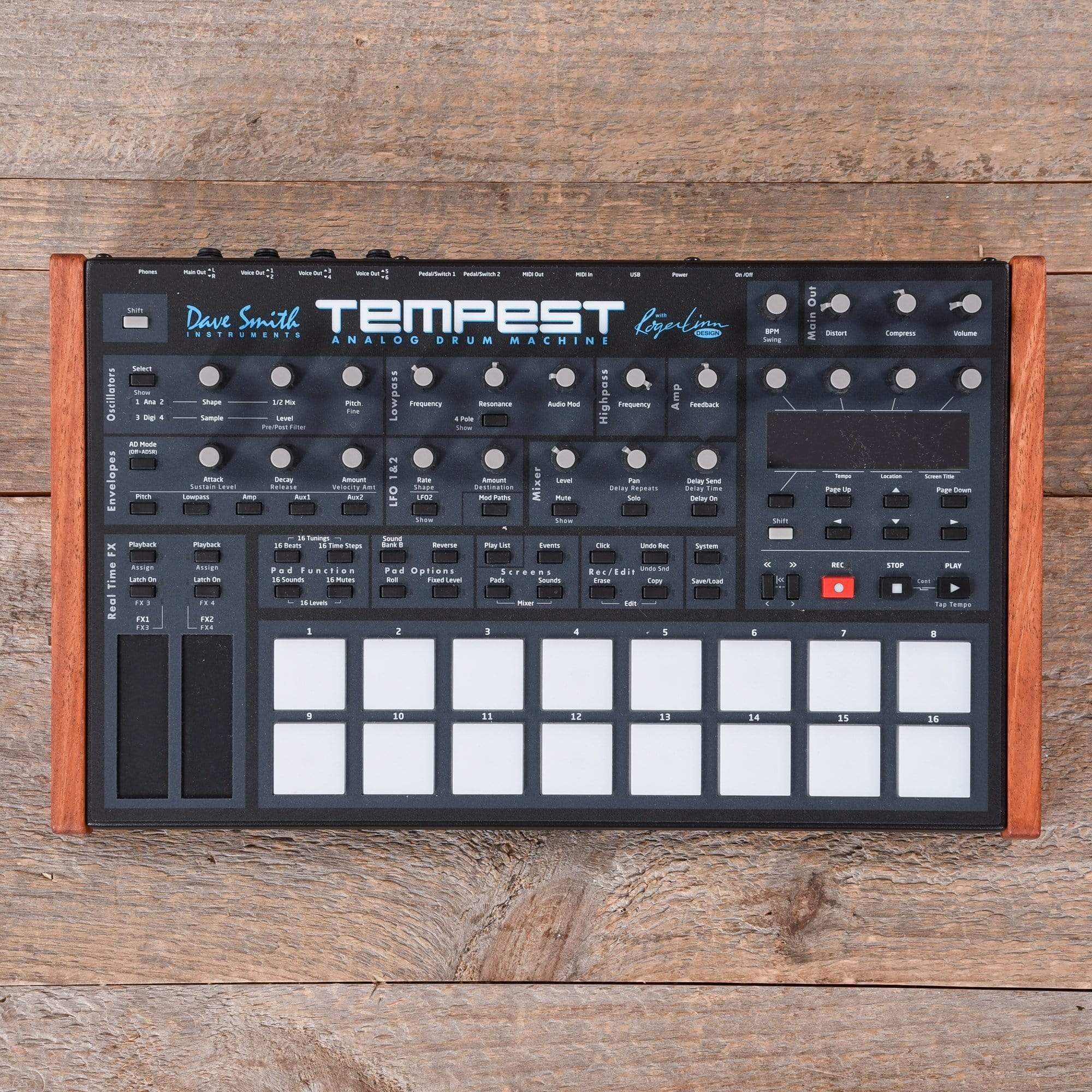 Tempest analog on sale drum machine