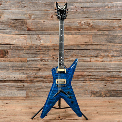 Dean Guitars USA Custom Shop ML Transparent Blue 1992 Electric Guitars / Solid Body