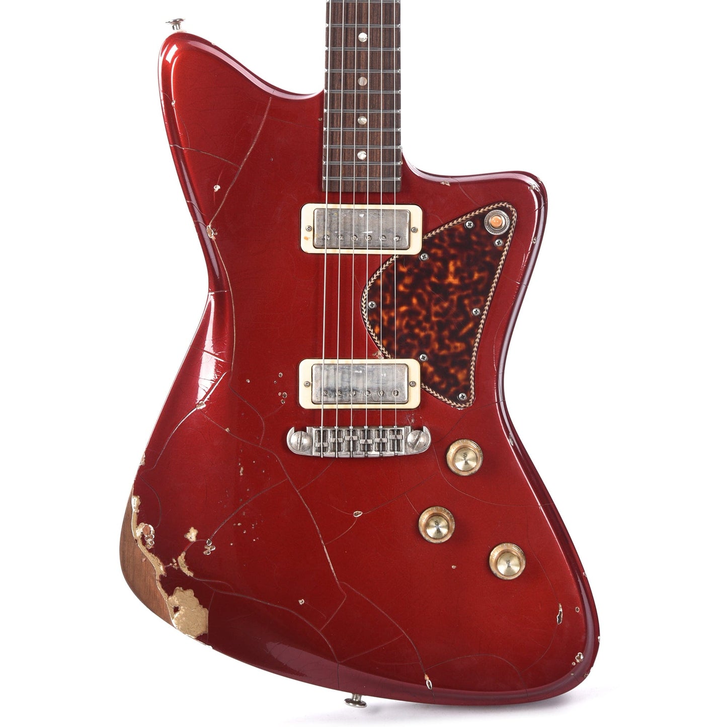 Diego Vila Austral Laura Palmer Candy Apple Red Relic w/Mini Humbuckers Electric Guitars / Solid Body