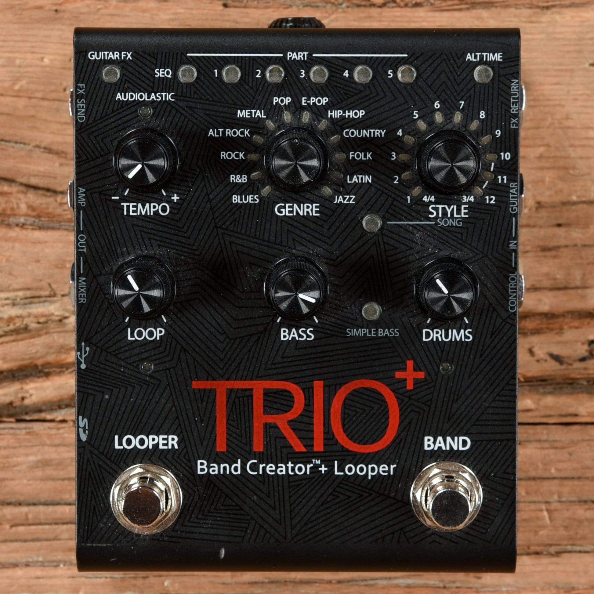 Digitech TRIO Plus Band Creator + Looper Effects and Pedals / Loop Pedals and Samplers