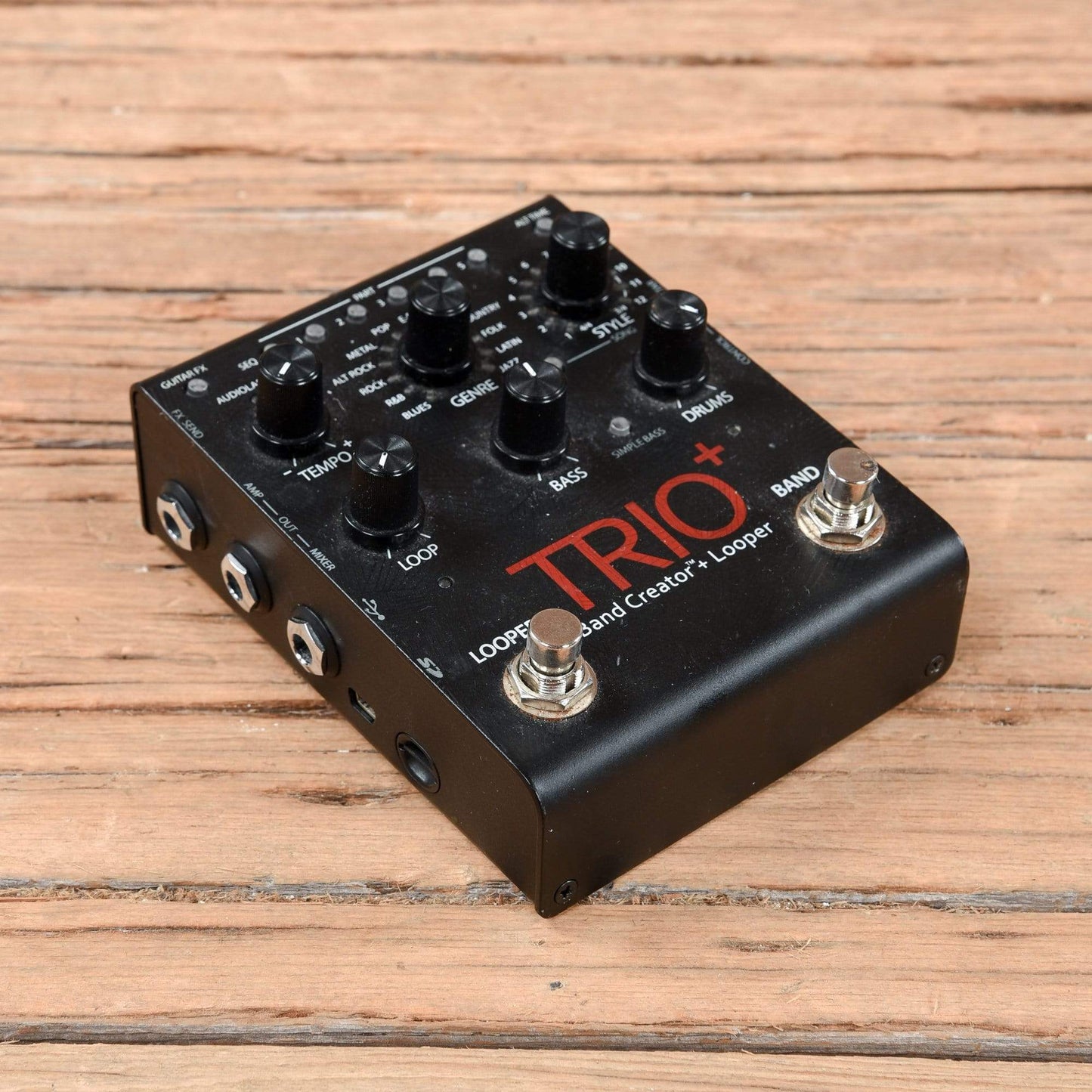 Digitech Trio Plus Band Creator with Looper Pedal w/FS3X Footswitch Effects and Pedals / Loop Pedals and Samplers