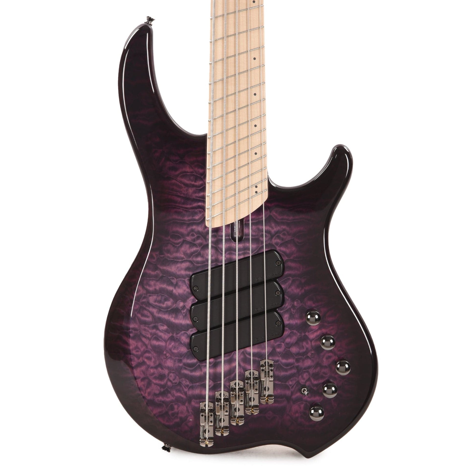 Dingwall Combustion 5-String Swamp Ash/Quilted Maple Ultra Violet Burst Bass Guitars / 5-String or More