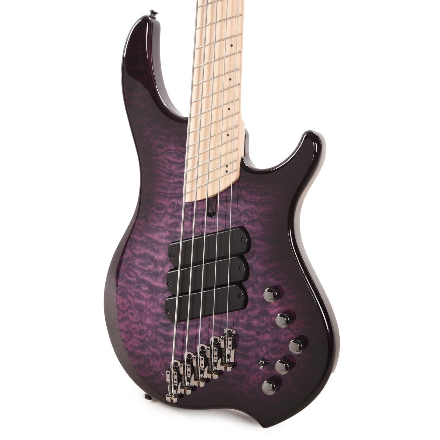 Dingwall Combustion 5-String Swamp Ash/Quilted Maple Ultra Violet Burst Bass Guitars / 5-String or More