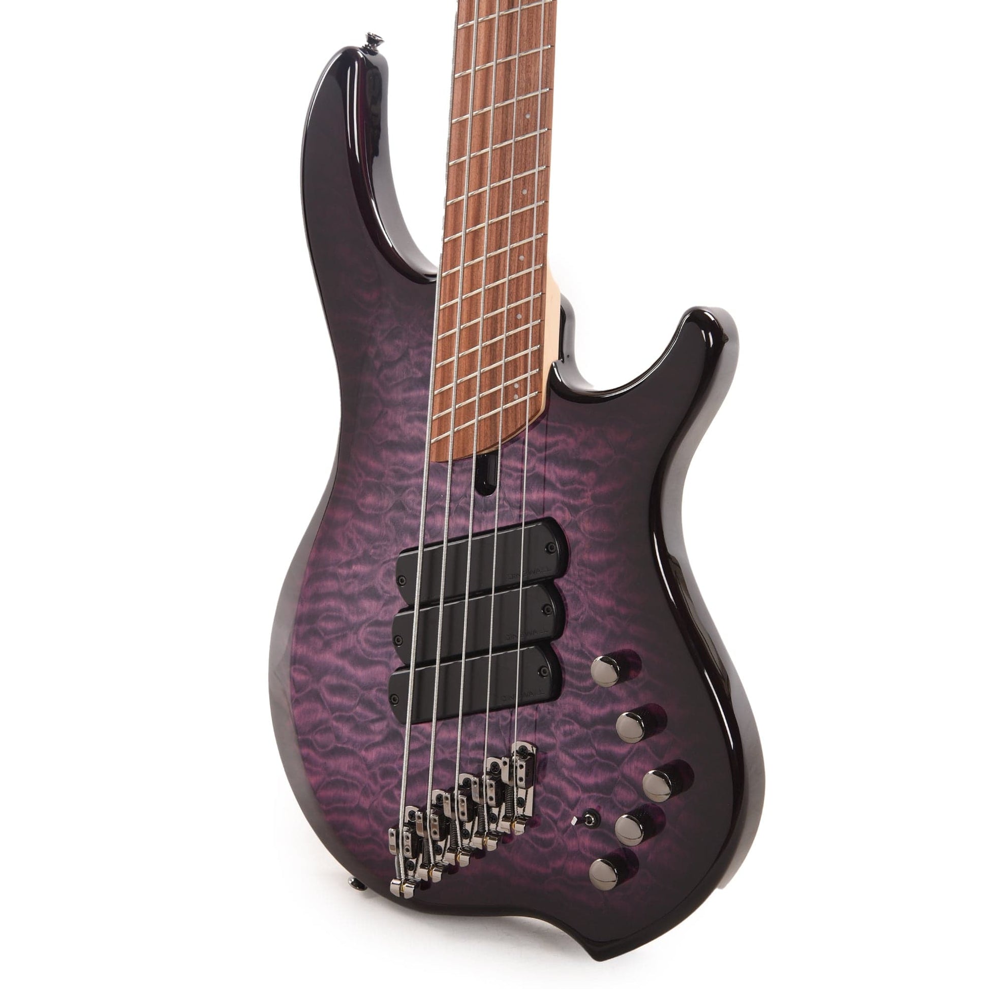 Dingwall Combustion 5-String Swamp Ash/Quilted Maple Ultra Violet Burst w/Pau Ferro Bass Guitars / 5-String or More