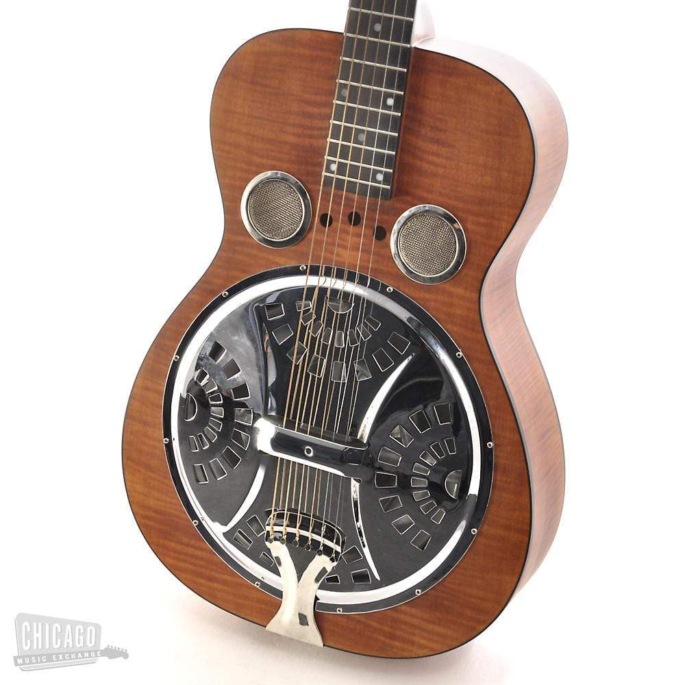 Dobro Hound Dog Deluxe Round Neck Acoustic Guitars / Resonator