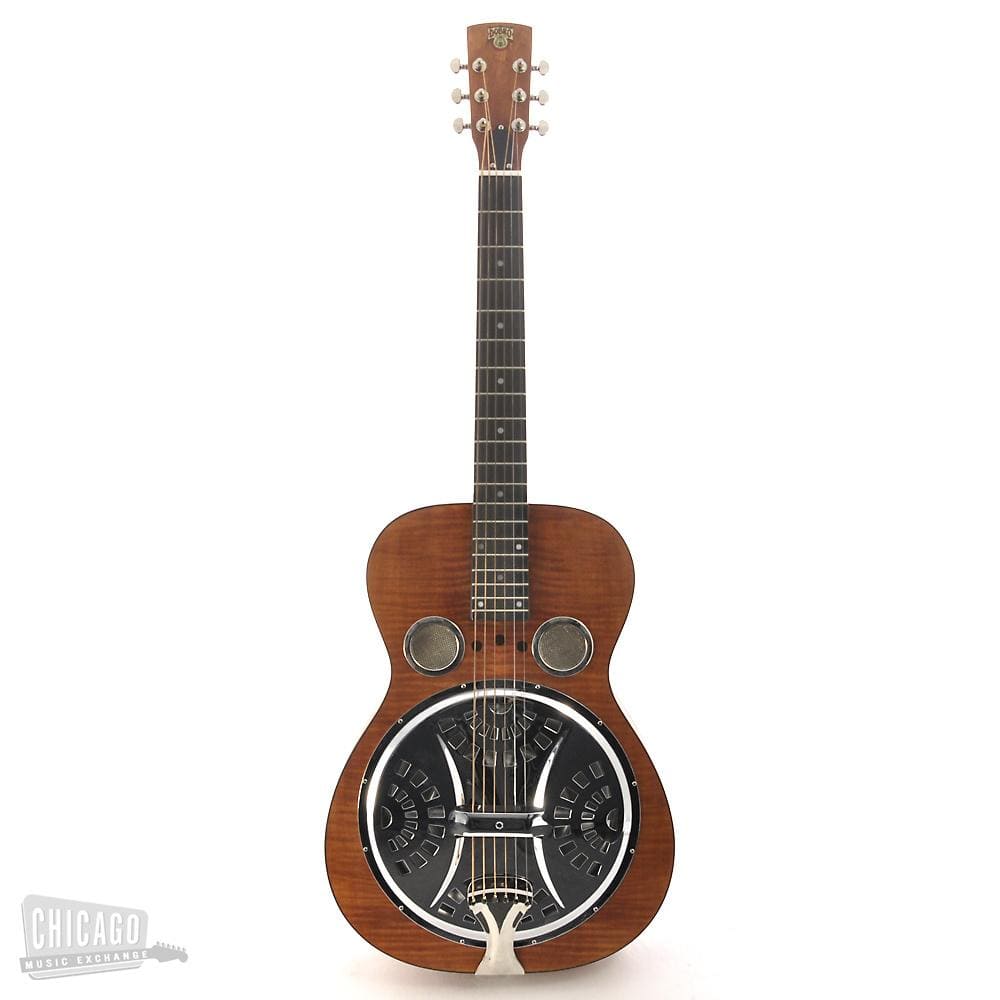 Dobro Hound Dog Deluxe Round Neck Acoustic Guitars / Resonator