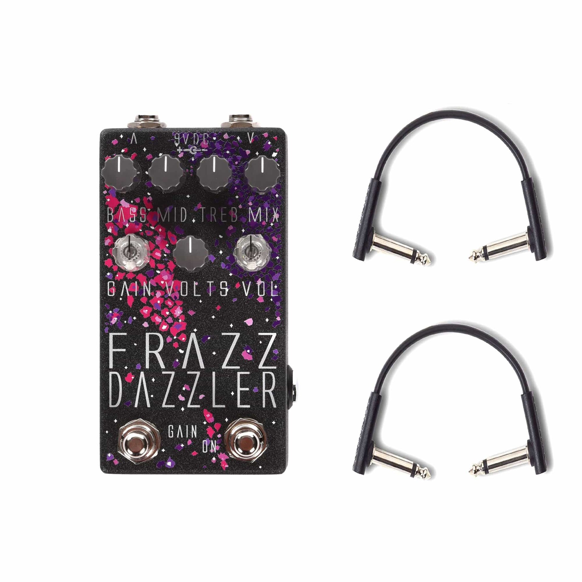 Dr. Scientist Frazz Dazzler Fuzz w/RockBoard Flat Patch Cables Bundle Effects and Pedals / Fuzz