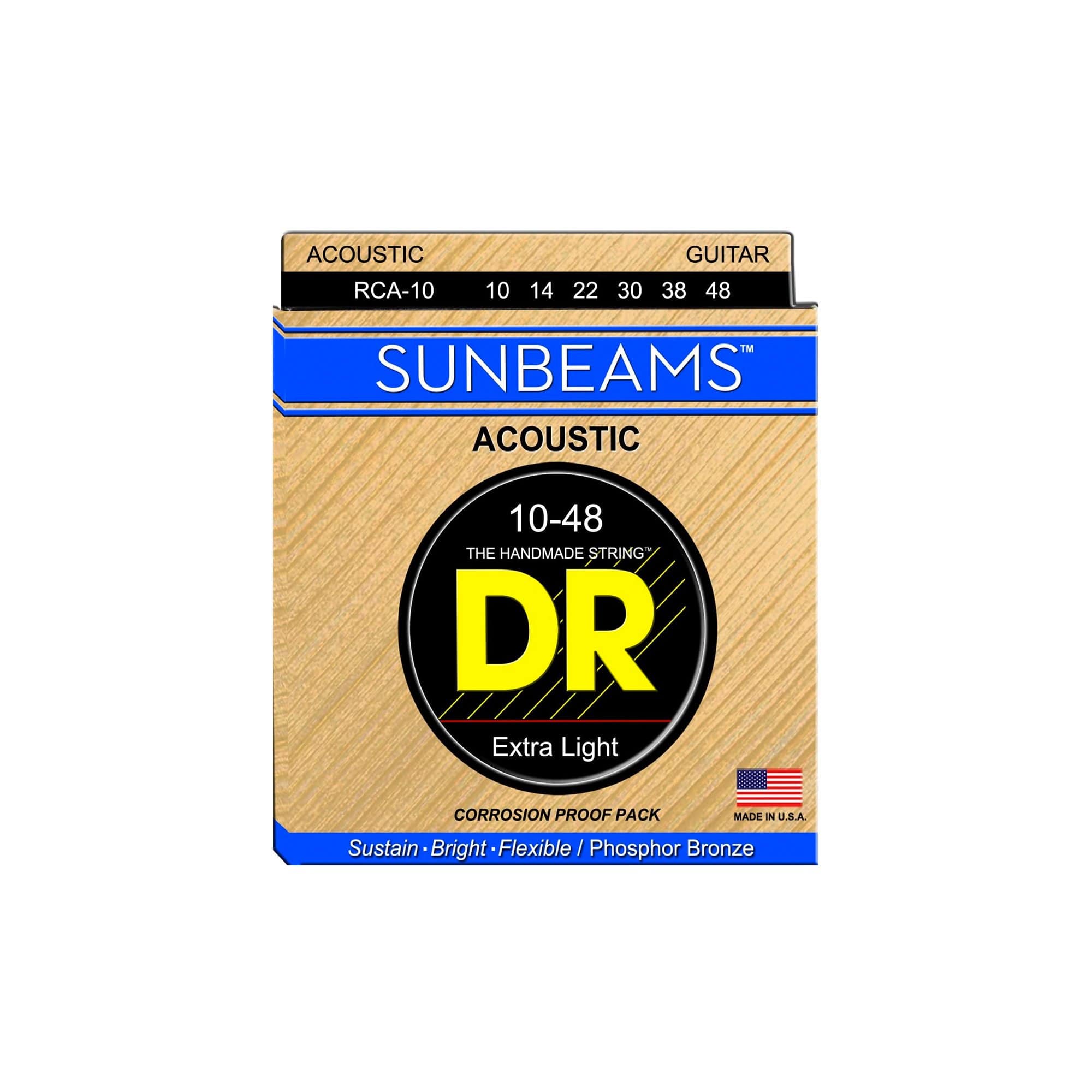 DR Strings Sunbeam Acoustic Extra Light 10 48 Chicago Music Exchange