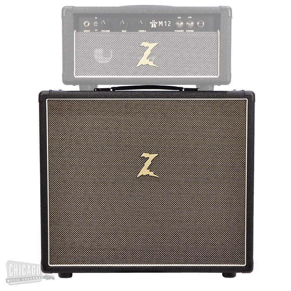 Dr. Z Extension Cabinet 1x12 with Alnico Blue Speaker - Black Amps / Guitar Cabinets