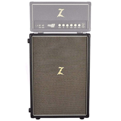 Dr. Z Z-Best 2x12 Extension Cabinet Closed Back Black with Tan Grille Amps / Guitar Cabinets