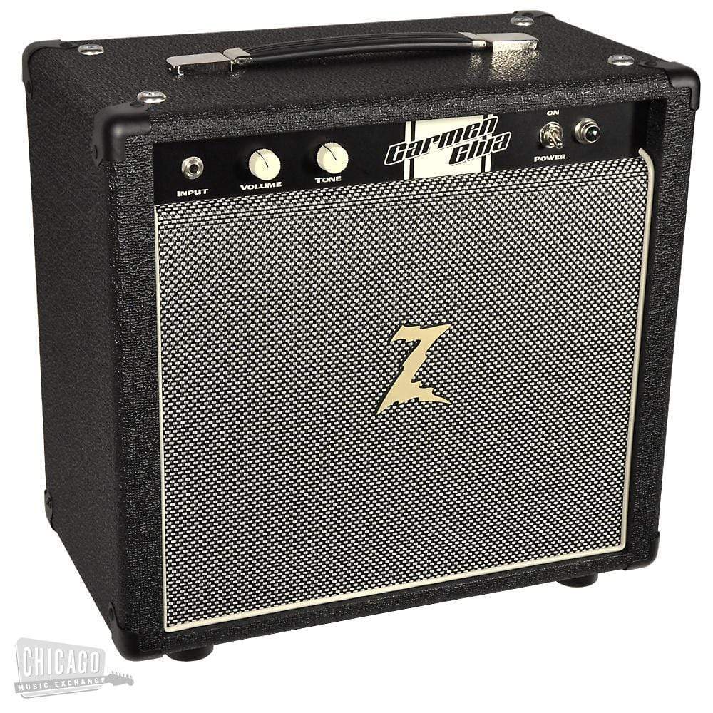 Dr. Z Carmen Ghia 1x10 Combo Black with Salt & Pepper Grill Amps / Guitar Combos