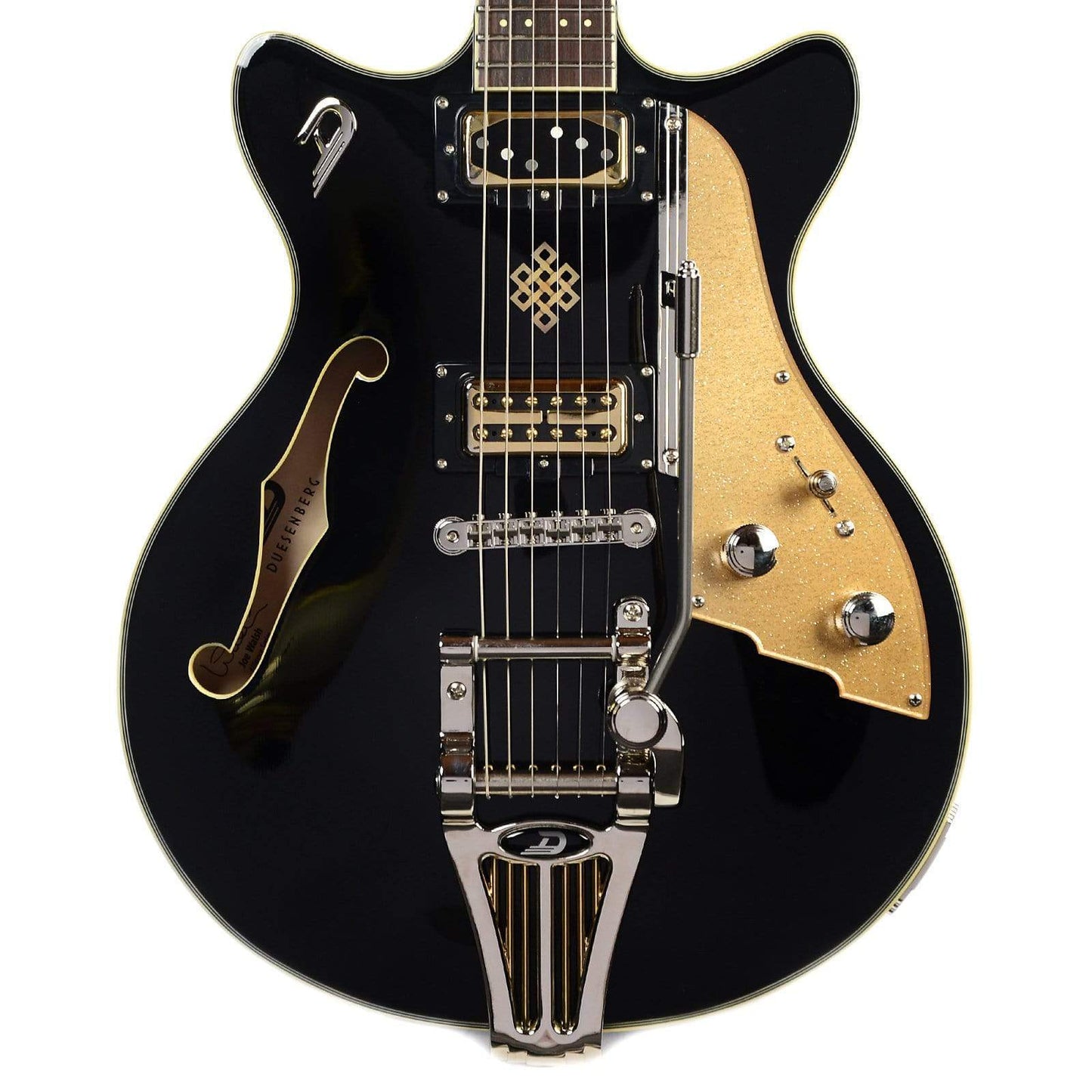 Duesenberg Joe Walsh Signature Black Electric Guitars / Semi-Hollow