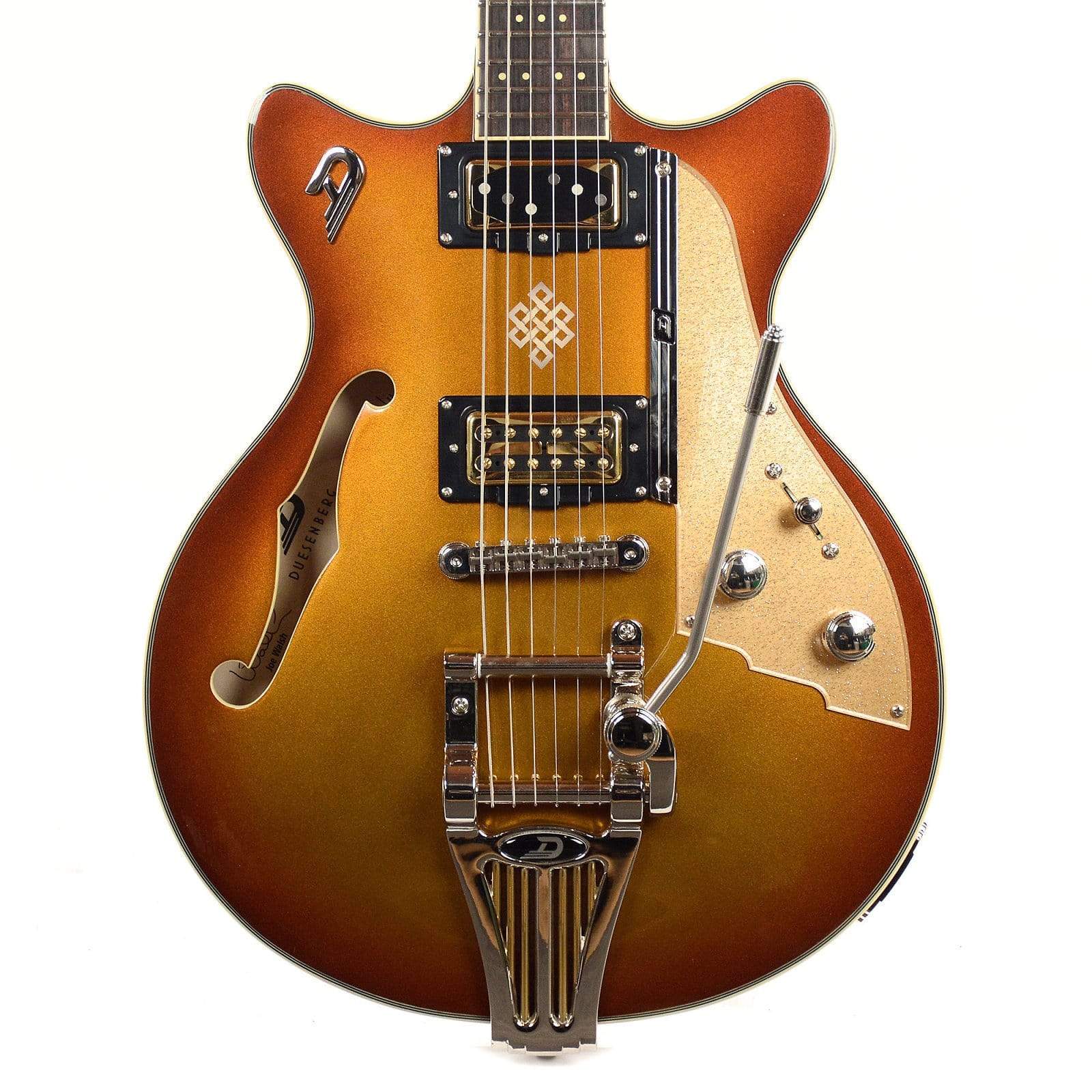 Duesenberg Joe Walsh Signature Gold Burst Electric Guitars / Semi-Hollow