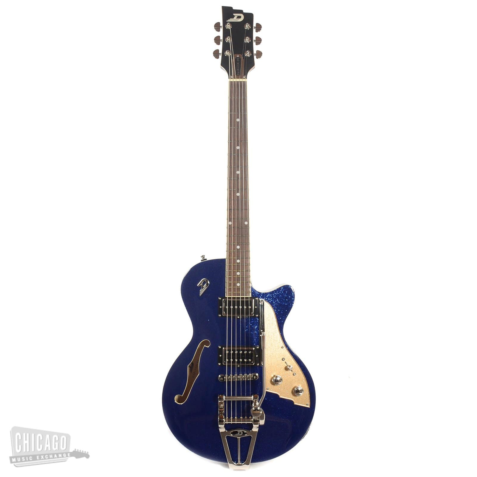 Duesenberg Starplayer TV Semi-Hollow Body Blue Sparkle Electric Guitars / Semi-Hollow