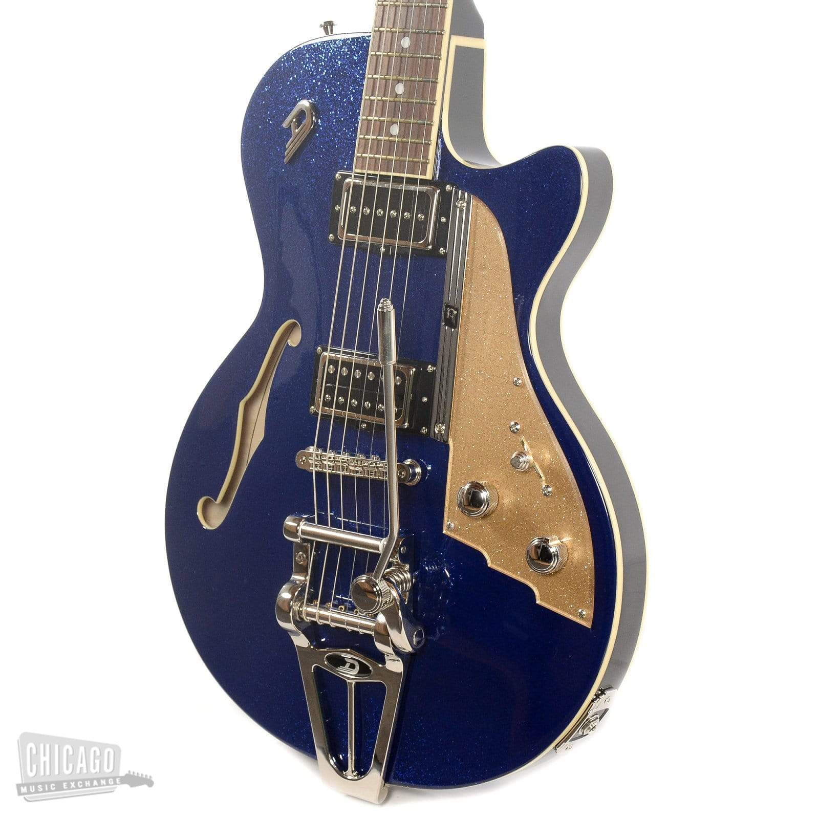 Duesenberg Starplayer TV Semi-Hollow Body Blue Sparkle Electric Guitars / Semi-Hollow