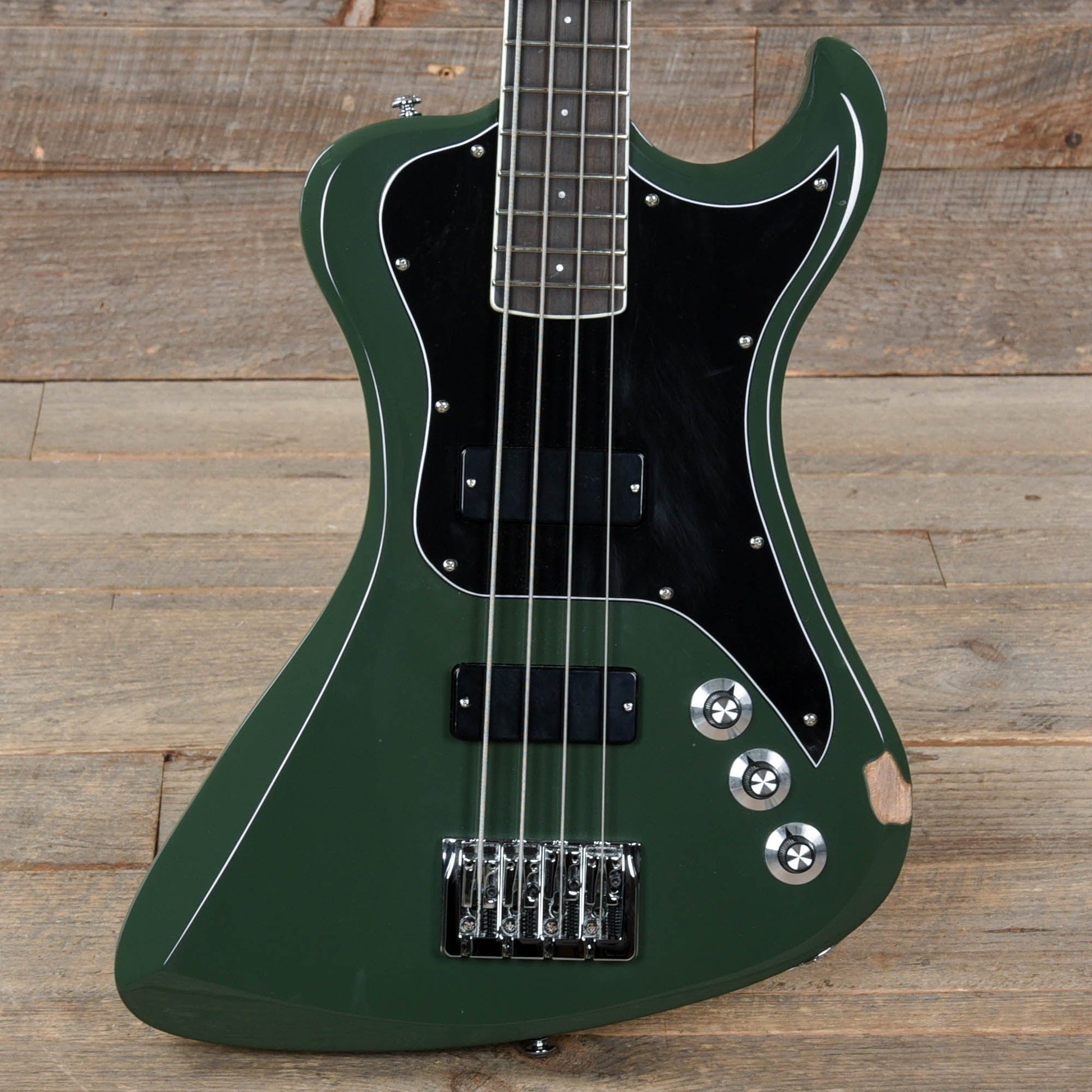 Dunable DE R2 Bass Olive Drab Bass Guitars / 4-String