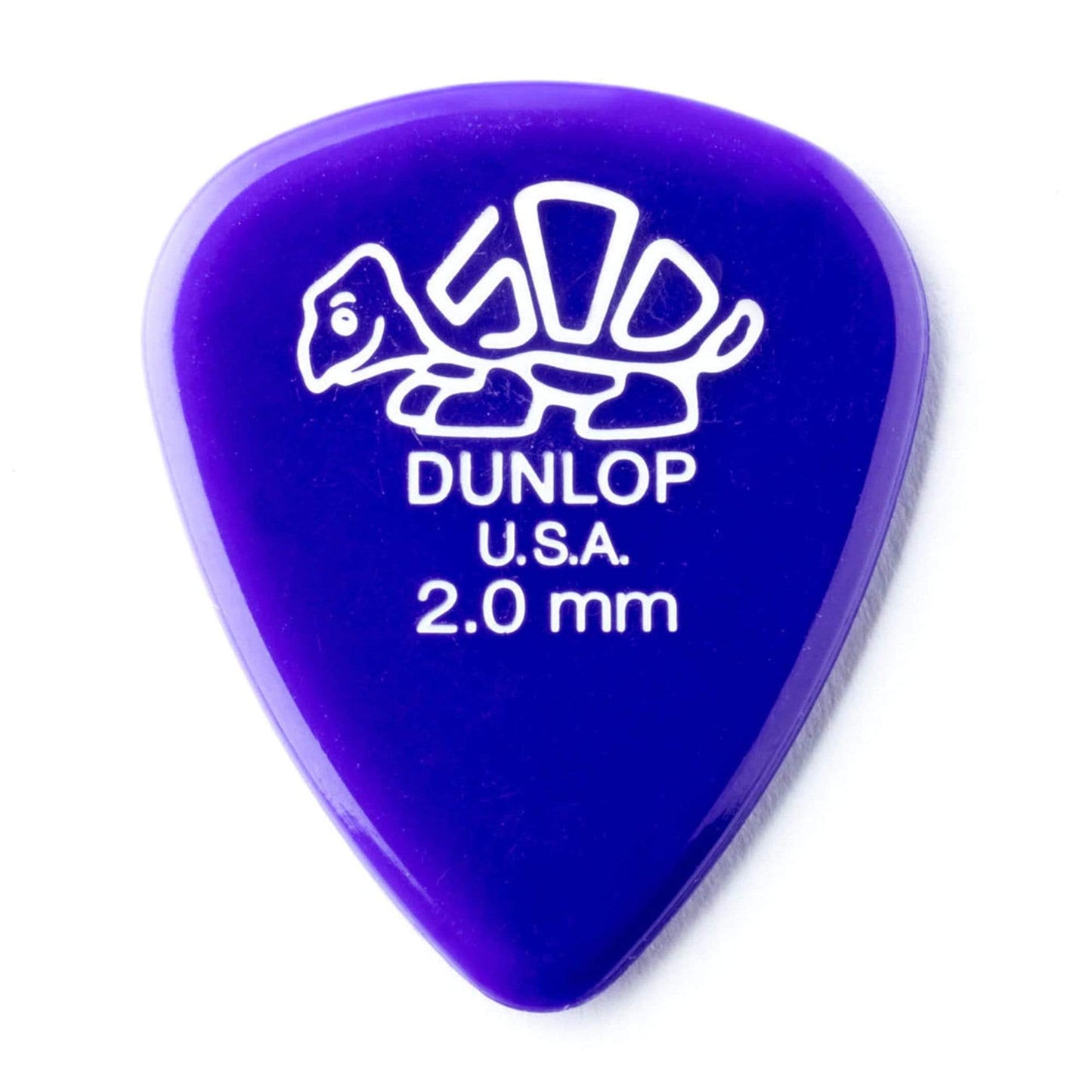 Dunlop Delrin 500 Guitar Picks 2.00mm Purple Player Pack 3 Pack (36) Bundle Accessories / Picks