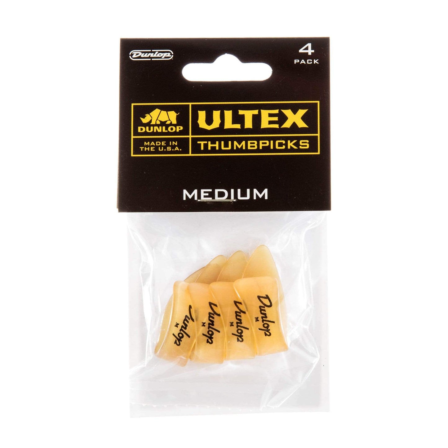 Dunlop Thumbpick Ultex Medium Player Pack 2 Pack (8) Bundle Accessories / Picks