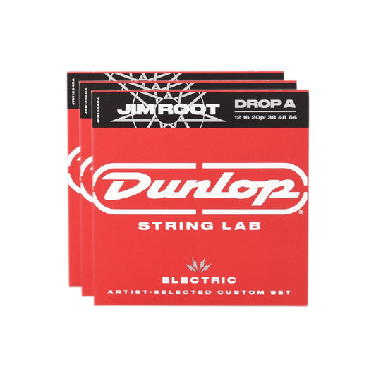 Dunlop String Lab Artist JRN1264DA Jim Root Drop A 12-64 3 Pack Bundle Accessories / Strings / Guitar Strings