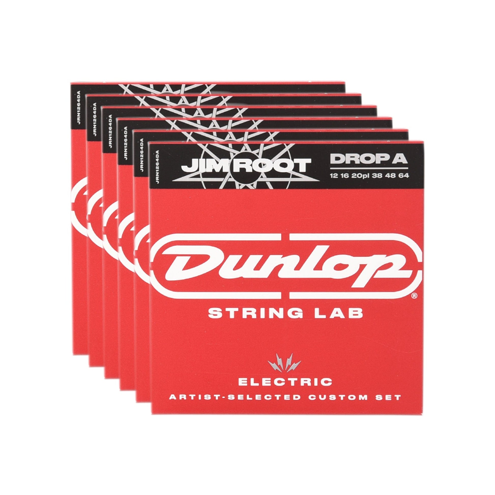 Dunlop String Lab Artist JRN1264DA Jim Root Drop A 12-64 6 Pack Bundle Accessories / Strings / Guitar Strings