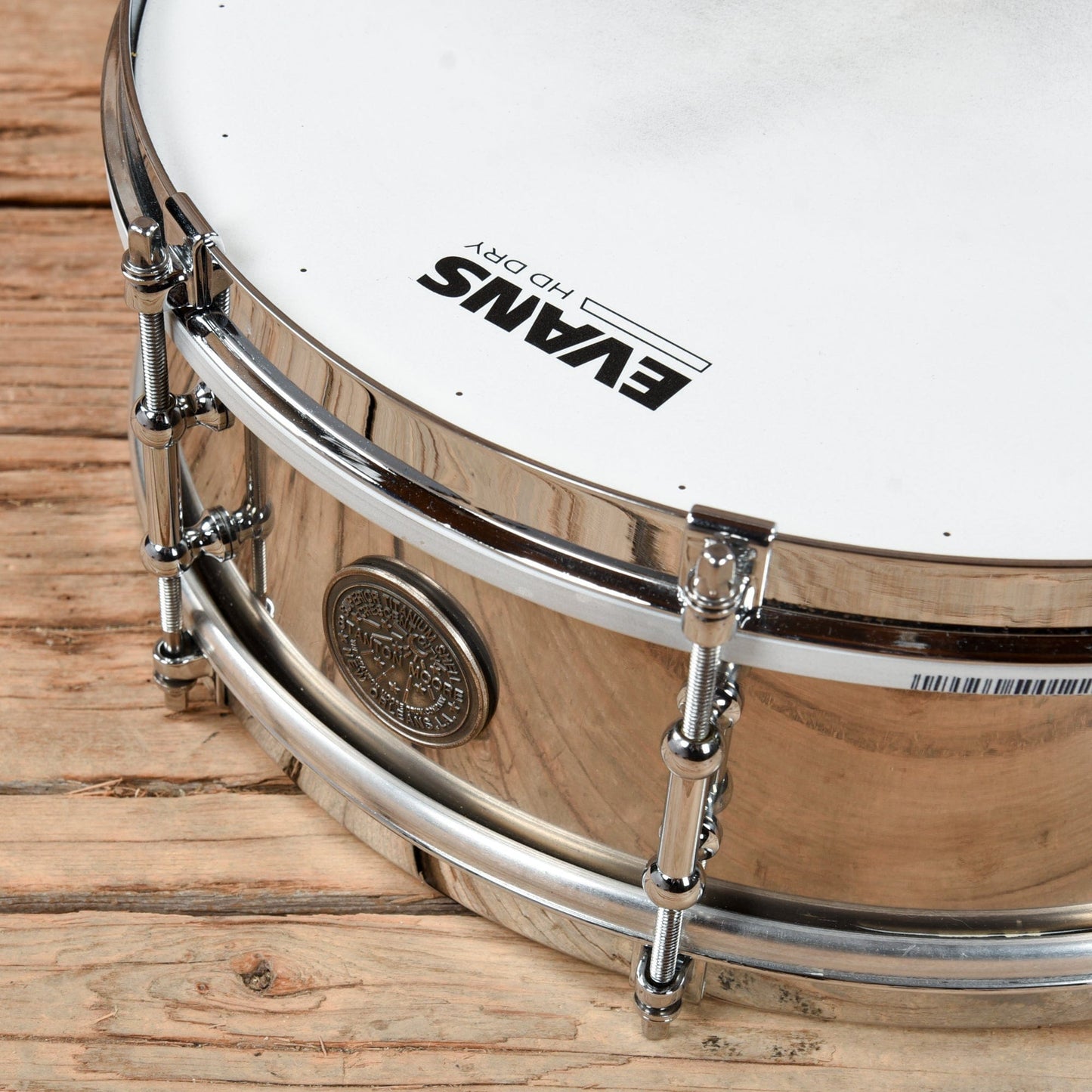 Dunnett 4.5x14 Stanton Moore Spirit Of New Orleans Titanium Snare Drum USED Drums and Percussion / Acoustic Drums / Snare