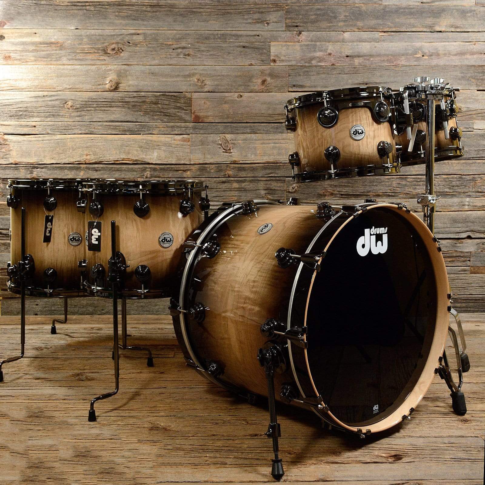 DW Collector's Series 10/12/14/16/22 5pc. Exotic Drum Kit Natural