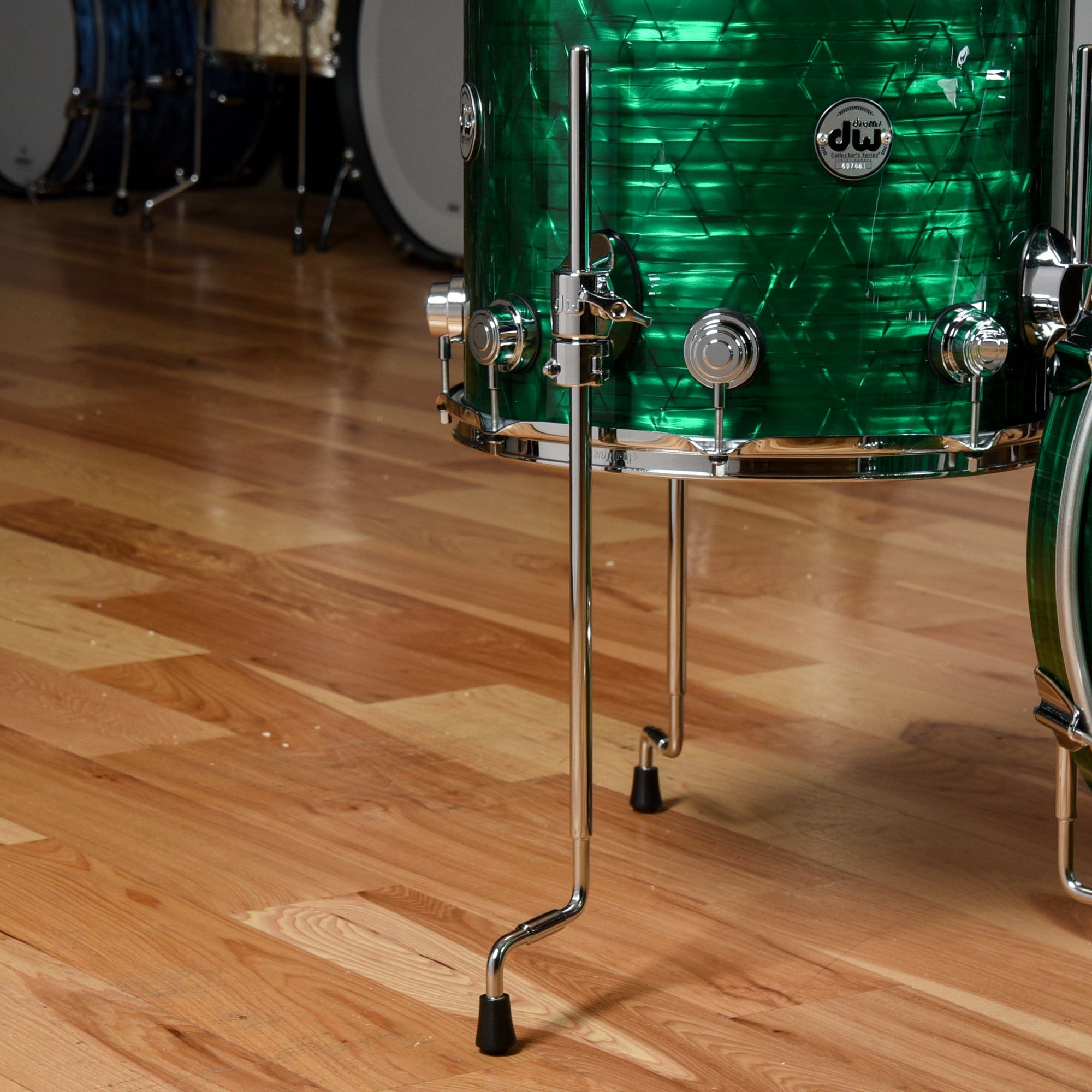 DW Collector's Series 12/14/20 3pc. Maple Drum Kit Emerald Onyx Drums and Percussion / Acoustic Drums / Full Acoustic Kits