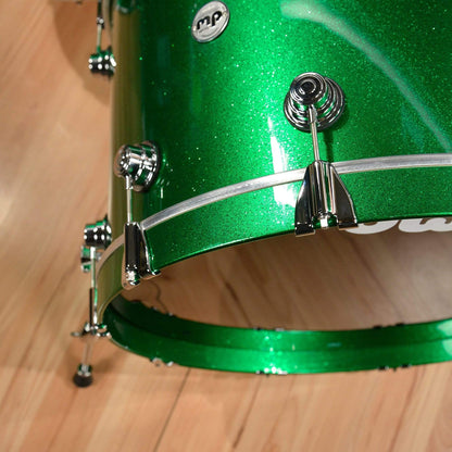 DW Collector's Series 13/16/24 3pc. Maple Drum Kit Green Sparkle Specialty Lacquer w/Die Cast Hoops Drums and Percussion / Acoustic Drums / Full Acoustic Kits