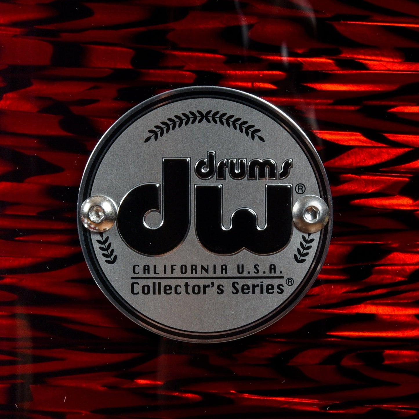 DW Collector's Series 13/16/24 3pc. Maple Drum Kit Red Silk Onyx Drums and Percussion / Acoustic Drums / Full Acoustic Kits