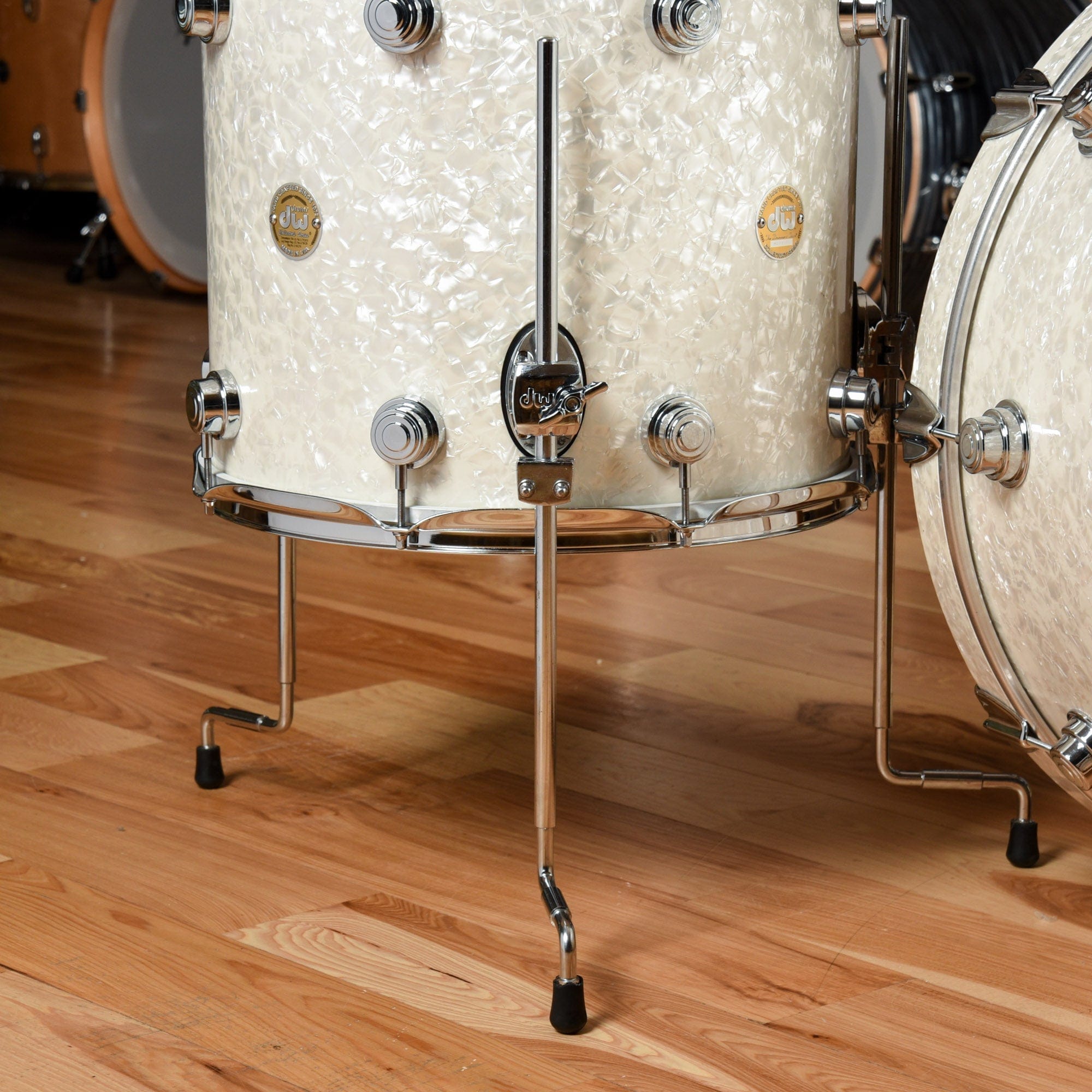 DW Collector's Series 12/13/14/24 Drum Kit White Marine Pearl USED Drums and Percussion / Acoustic Drums / Full Acoustic Kits