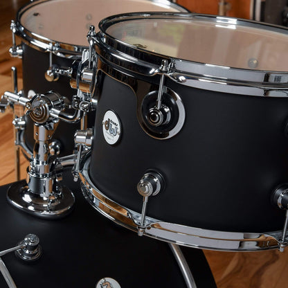 DW Design 12/14/20/5x14 4pc. Frequent Flyer Drum Kit Satin Black Drums and Percussion / Acoustic Drums / Full Acoustic Kits