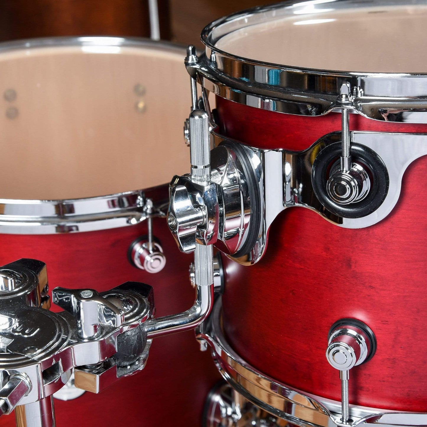 DW Design Series 10/12/16/22 4pc. Drum Kit Satin Deep Cherry Drums and Percussion / Acoustic Drums / Full Acoustic Kits