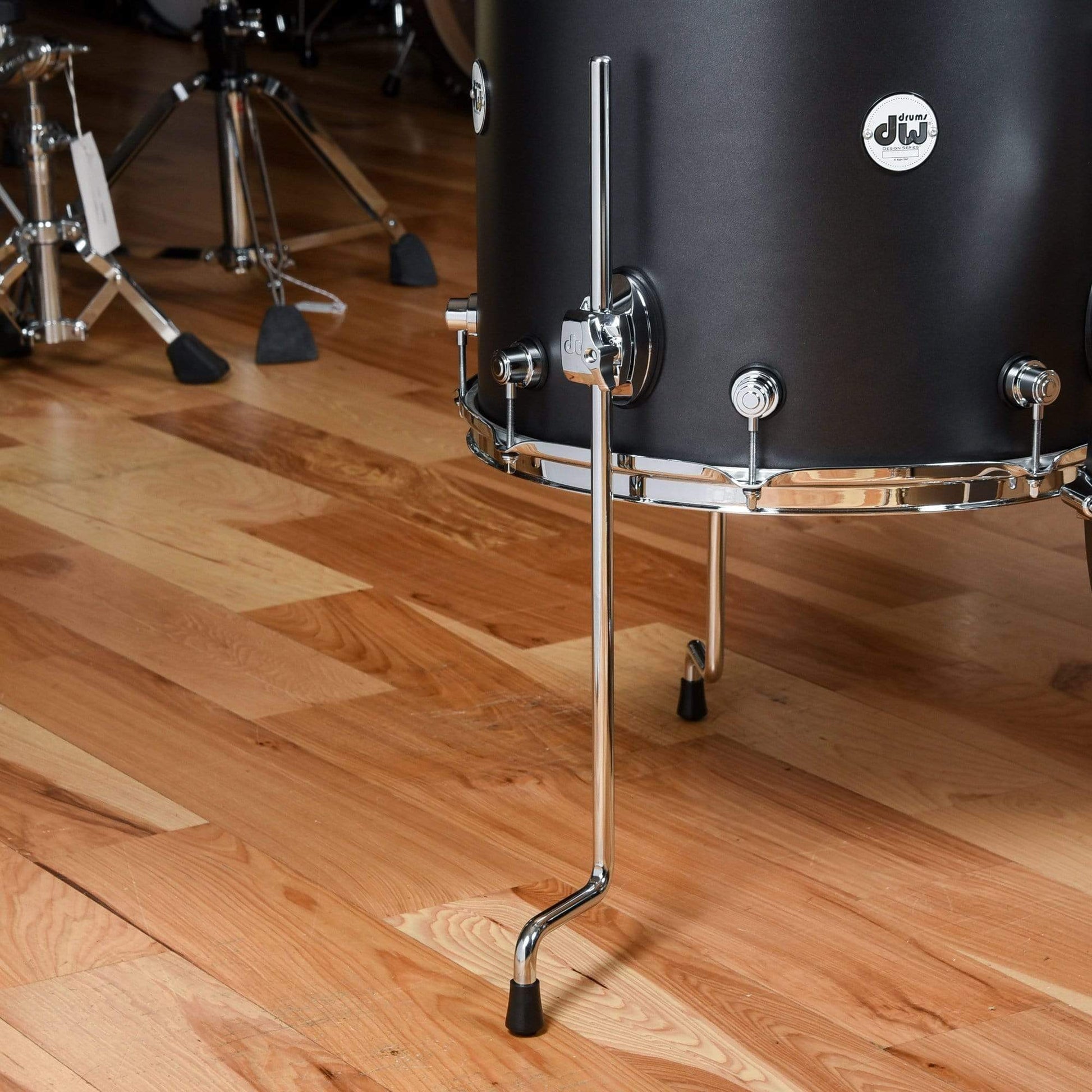 DW Design Series 13/16/22 3pc. Drum Kit Iron Satin Metallic Drums and Percussion / Acoustic Drums / Full Acoustic Kits