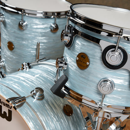 DW Jazz Series 12/14/20 3pc. Maple/Gum Drum Kit Pale Blue Oyster Drums and Percussion / Acoustic Drums / Full Acoustic Kits