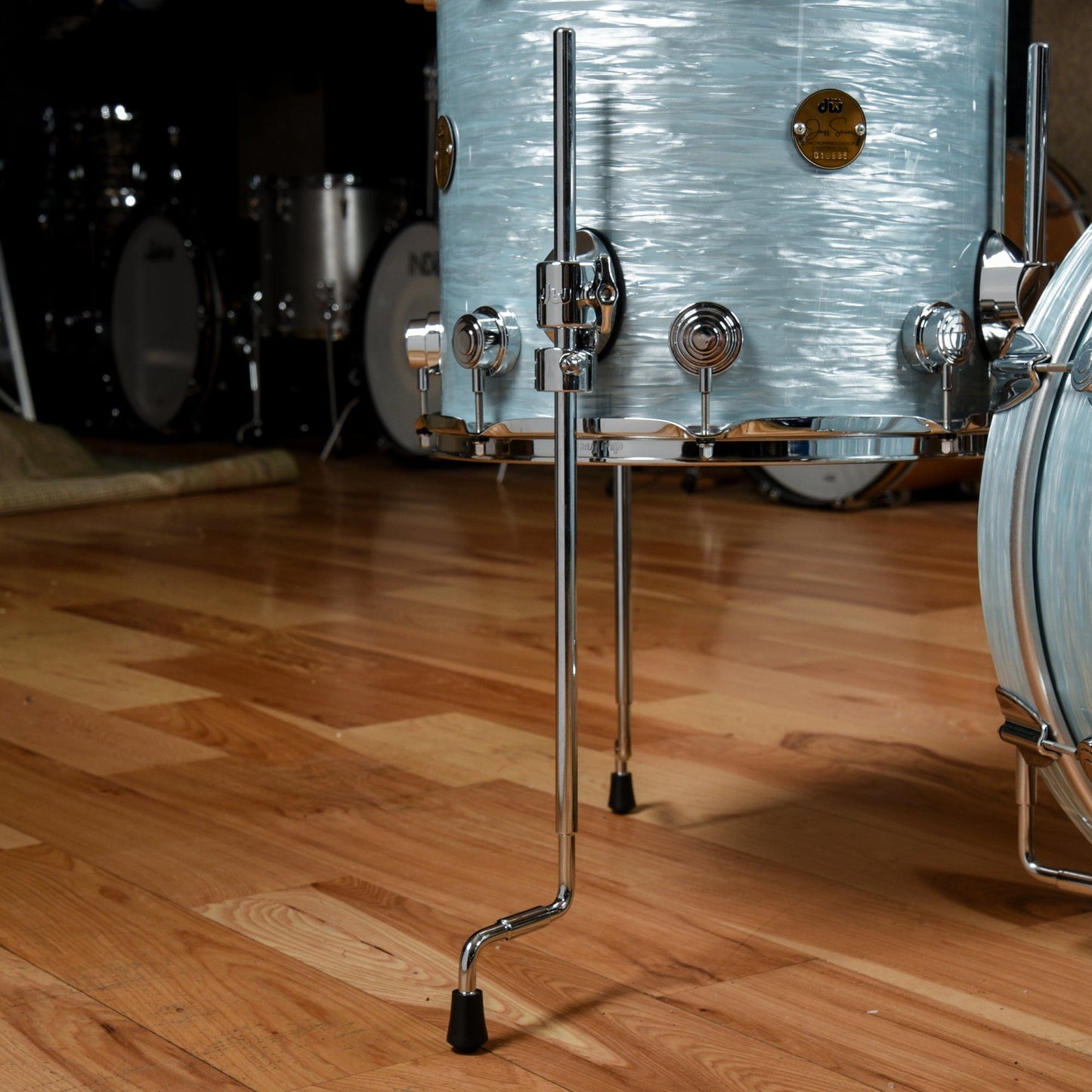 DW Jazz Series 12/14/20 3pc. Maple/Gum Drum Kit Pale Blue Oyster Drums and Percussion / Acoustic Drums / Full Acoustic Kits