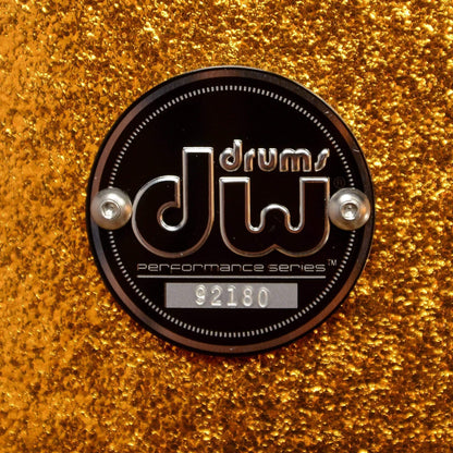 DW Performance Series 13/16/24 3pc. Drum Kit Gold Sparkle Drums and Percussion / Acoustic Drums / Full Acoustic Kits