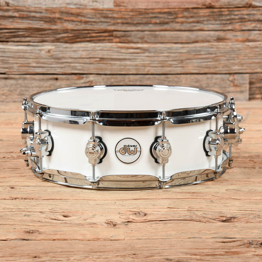 DW 5.5x14 Design Series Gloss White Drums and Percussion / Acoustic Drums / Snare