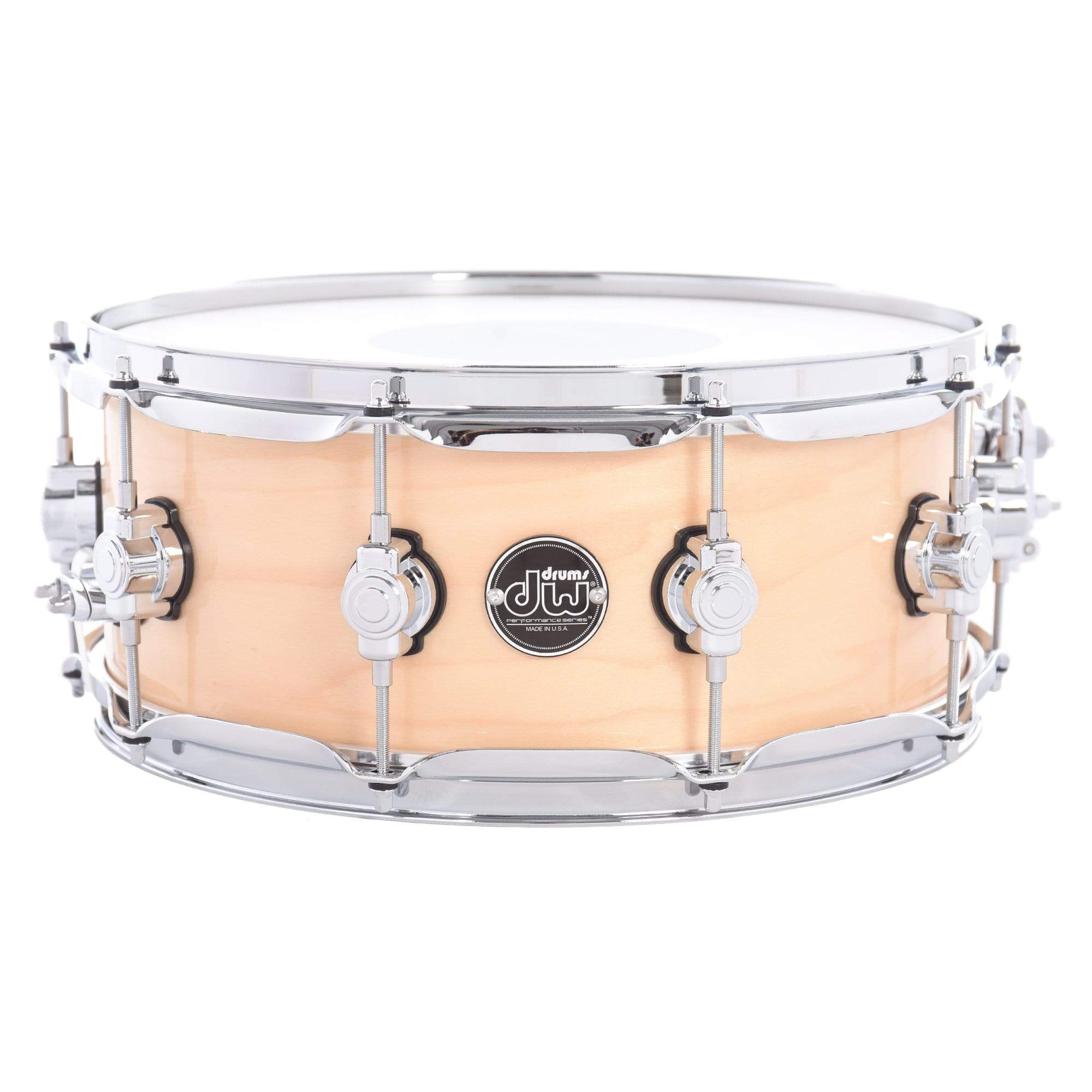 DW 5.5x14 Performance Series Snare Drum Natural Lacquer Drums and Percussion / Acoustic Drums / Snare