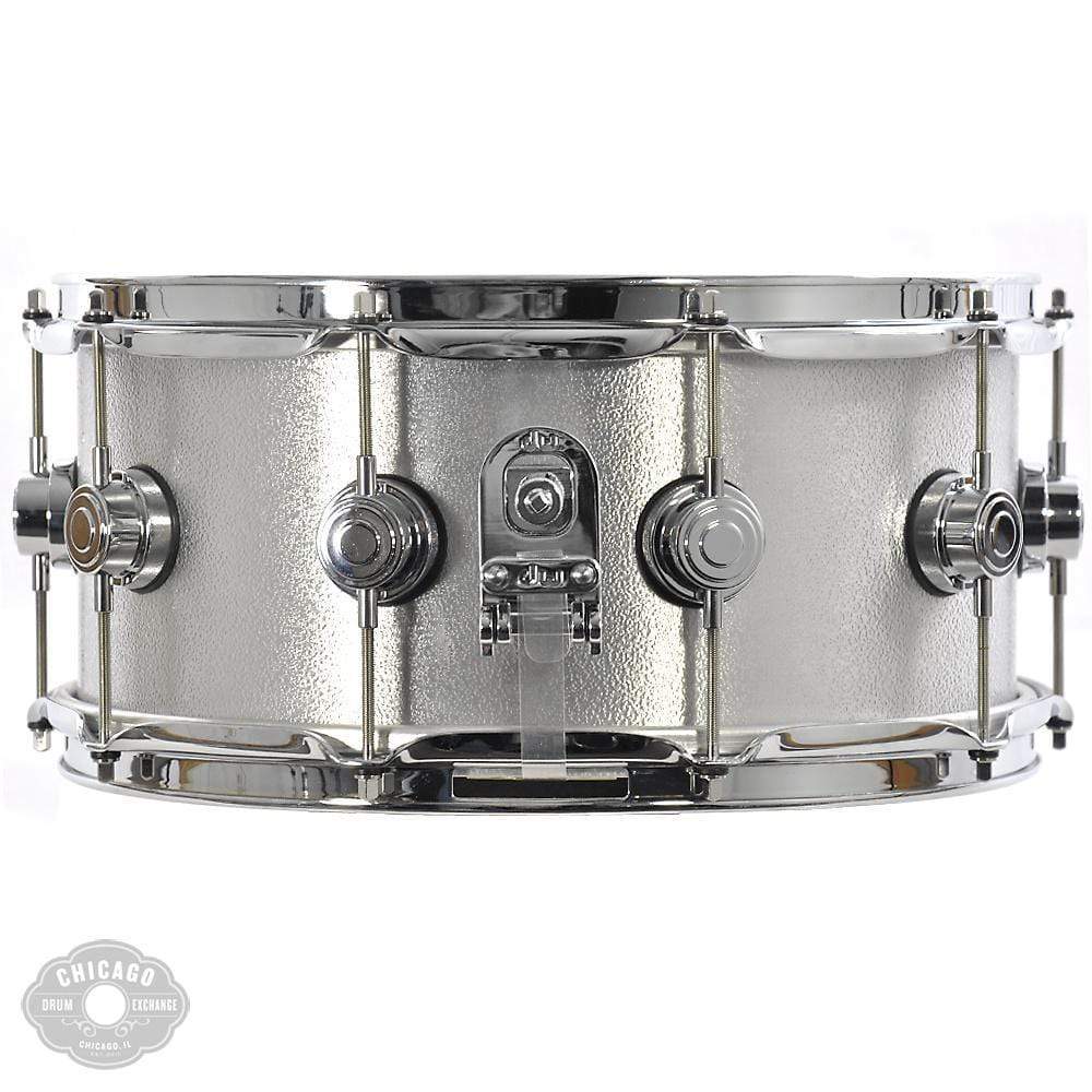 DW 6.5x14 3mm Wrinkle Coat Rolled Aluminum Snare Drum Drums and Percussion / Acoustic Drums / Snare