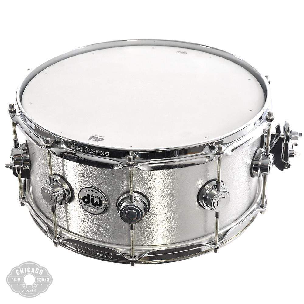 DW 6.5x14 3mm Wrinkle Coat Rolled Aluminum Snare Drum Drums and Percussion / Acoustic Drums / Snare