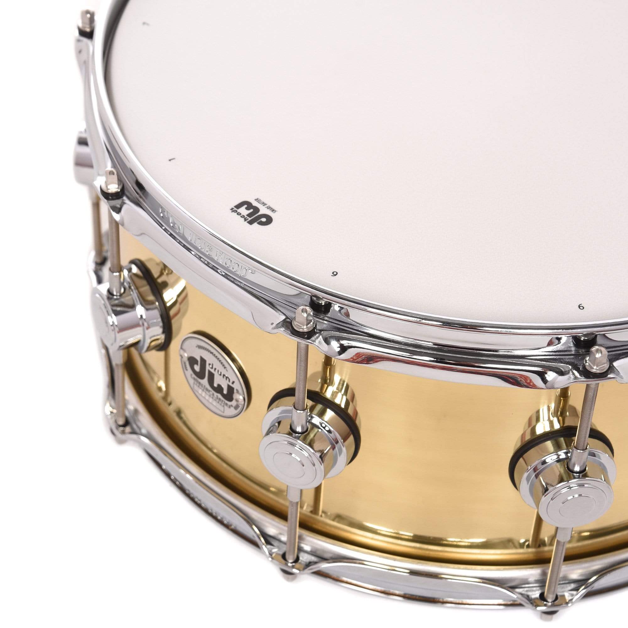 DW 6.5X14 Brass Polished Snare Drum w/ Chrome Hdw Drums and Percussion / Acoustic Drums / Snare