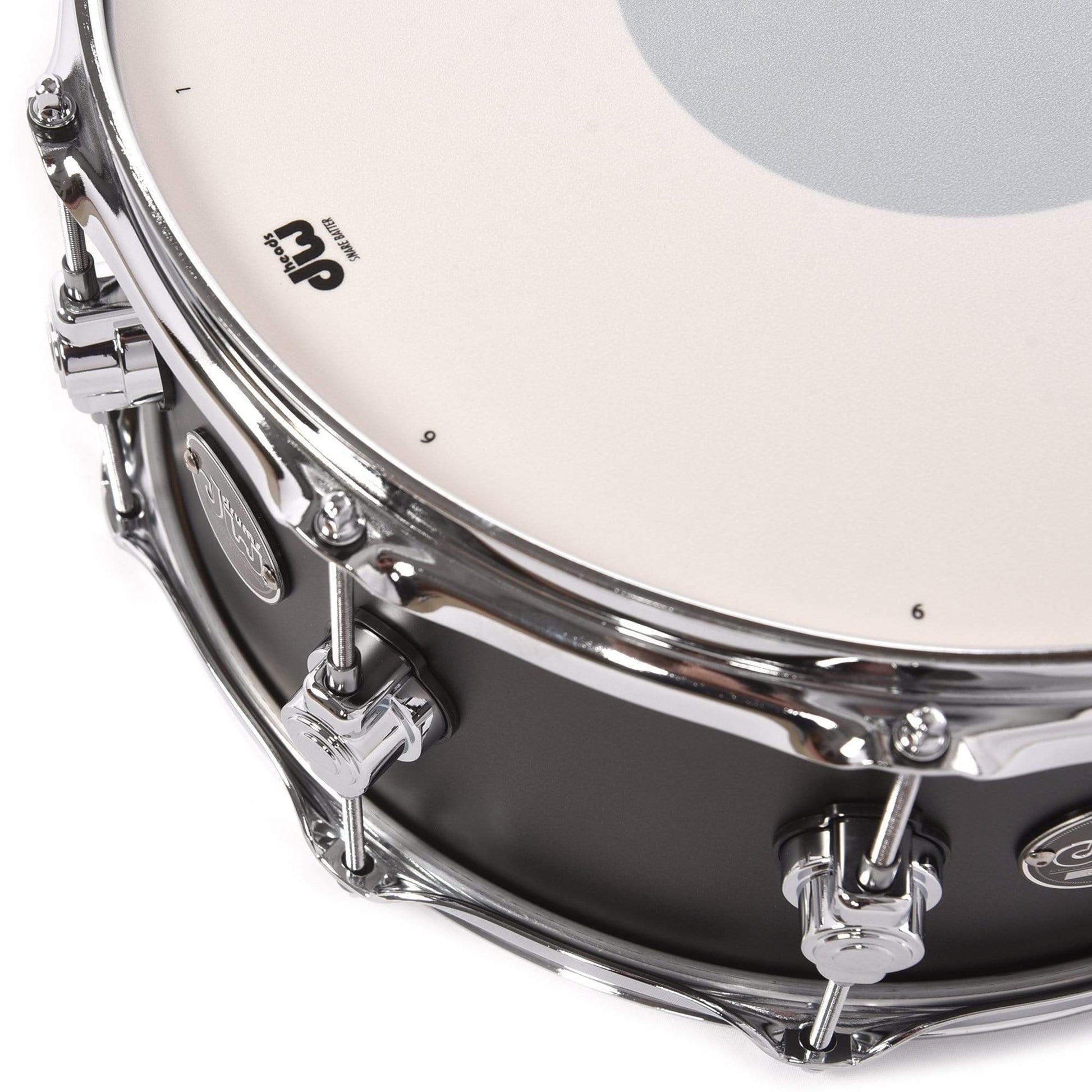 DW 6.5x14 Performance Series Snare Drum Charcoal Metallic Hard Satin Lacquer Drums and Percussion / Acoustic Drums / Snare